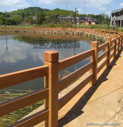 湖南常德仿木欄桿園林景觀建設(shè),張家界仿木護(hù)欄水泥制作圍欄施工